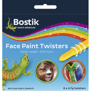 Face Paint Box 6 X 4.7g Assorted Colours