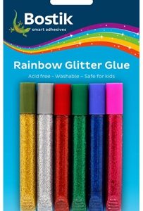 Rainbow Glitter Glue 6 X 10.5ml