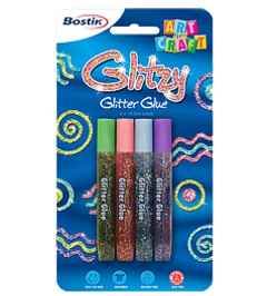 Glitzy Glitter Glue 4 X 10.5ml